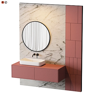 Modern Stiz Bathroom Design 3D model image 1 