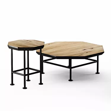 Sleek Ringo Table: Compact and Stylish 3D model image 1 