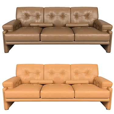 Luxurious B&B Italia Coronado Sofa 3D model image 1 