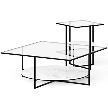 Contemporary Capistrano Coffee Tables 3D model image 1 