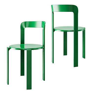 Modern Green Rey Chair | Bruno Rey Mid-Century 3D model image 1 