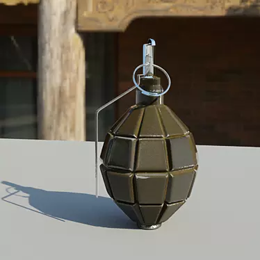 F1 Grenade Replica 3D model image 1 