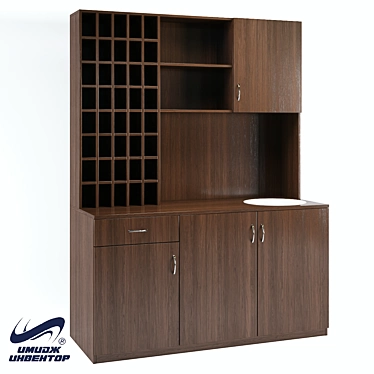 Product Title: OM Lab "No. 9" Hair Salon 3D model image 1 