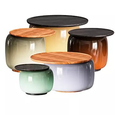 Harmony in Design: Linteloo's Balanced Coffee Tables 3D model image 1 