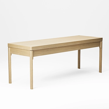 Pelham Bench: Stylish Seating for Any Space 3D model image 1 