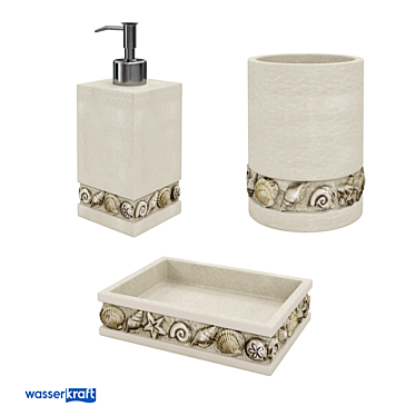 Serenity Sands Bathroom Set 3D model image 1 