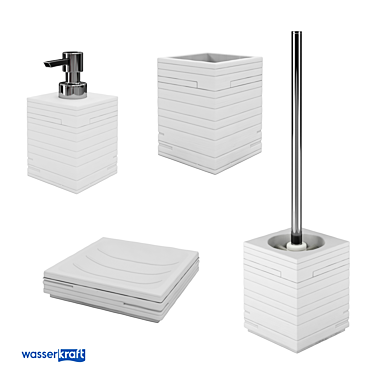 Leine K-3800 Series: Minimalist Bathroom Set 3D model image 1 