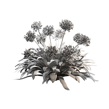 Agapanthus 2013: 3D Floral Model 3D model image 1 