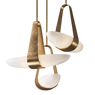 Elegant Sophia Chandelier: Vray & Corona versions for stunning illumination! 3D model image 1 