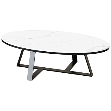 Elegant Runo Coffee Table 3D model image 1 