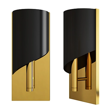 Elegant Gigi Wall Sconce 3D model image 1 