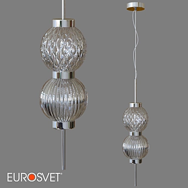 Plaza OM Pendant: Eurosvet's Stylish Lighting 3D model image 1 