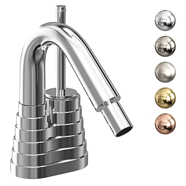 Stella Titian Single Lever Bidet Mixer 3D model image 1 