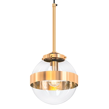 Modern Greyson Pendant Light 3D model image 1 