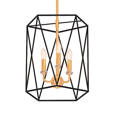 Elegant Harmony Chandelier 3D model image 1 