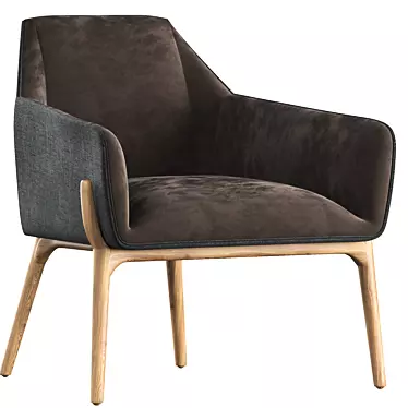 Nido Lounge Chair: Modern Comfort for Your Space 3D model image 1 