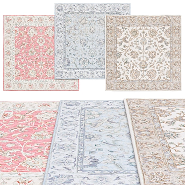 Square Rugs | Various Sizes 3D model image 1 