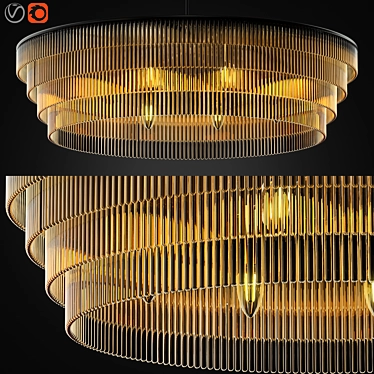 Zagg Ceiling Lamp 06: Sleek and Stylish Illumination 3D model image 1 