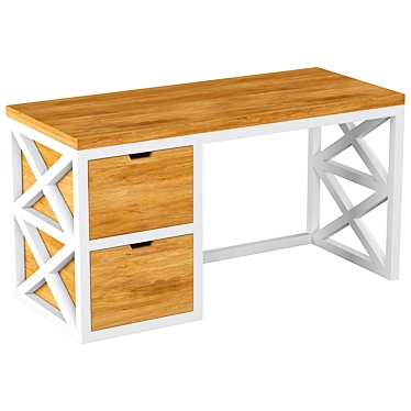 Sleek Loft Table | DS-107 3D model image 1 