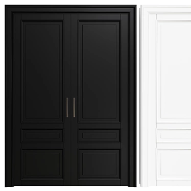 Modern Interior Door - 3D Model 3D model image 1 