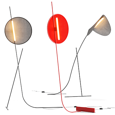 Zaven Athletes Floor Lamp 3D model image 1 