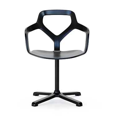 Elegant Trace Chair by Desalto 3D model image 1 