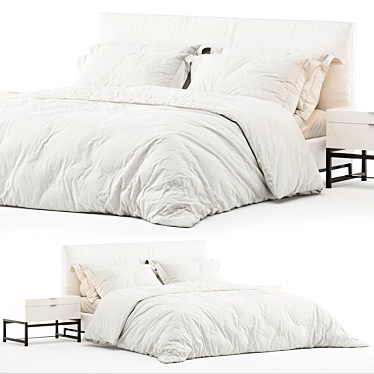 Bed Minotti Andersen (White)