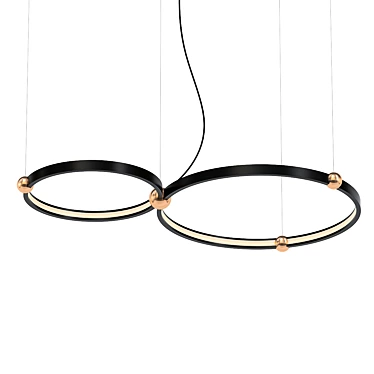 Celestial Pendant Light: PLANETARY 3D model image 1 