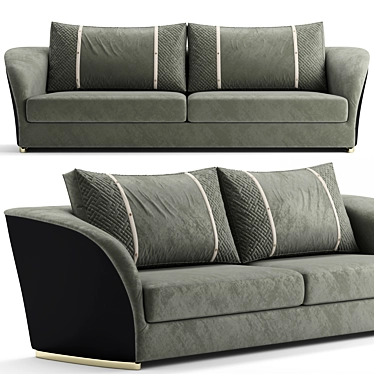 Bentley Sofa: Luxurious Comfort for Your Living Room 3D model image 1 