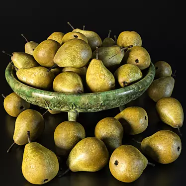 Juicy and Fresh Pears 3D model image 1 