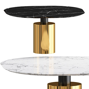 Elegant Marble Table: ACERBIS CRESO 3D model image 1 