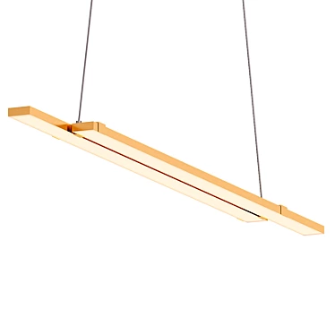 Tymon LED Linear Pendant 3D model image 1 