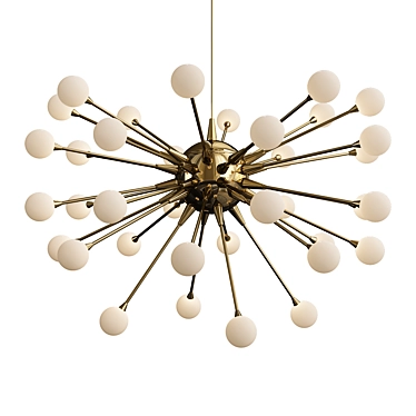 Impulse Modern Chandelier 3D model image 1 