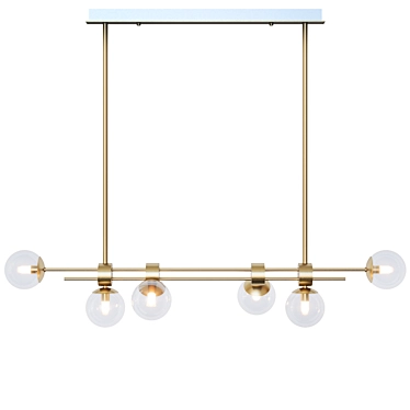 Elegant Abby Chandelier, art. 26272 3D model image 1 