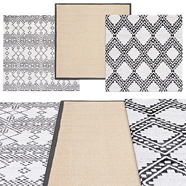 Square Rugs | Various Sizes 3D model image 1 