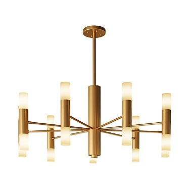 Newport Tendril Chandelier 3D model image 1 