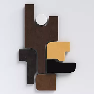 Modern Wall Sculpture: Giobagnara Tabou Parete #4 3D model image 1 