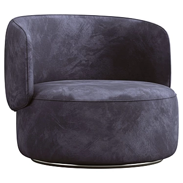 Modern Swivel Armchair: Jane 3D model image 1 