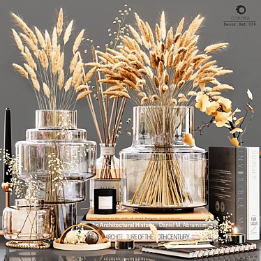 Elegant Decor Set 036: Detailed & High-Quality 3D model image 1 