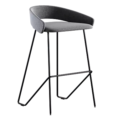 Kastel KIMMI Stool: Sleek and Stylish Seating Solution 3D model image 1 