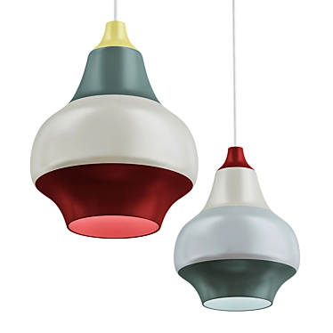 Cirque Pendant Light: A Modern Lighting Marvel 3D model image 1 