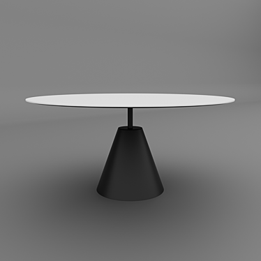 MeshSmooth Table for 3ds Max - High Detailing and Multiple Formats 3D model image 1 