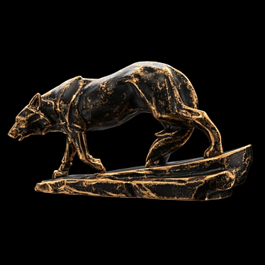 Wolf sculpture
