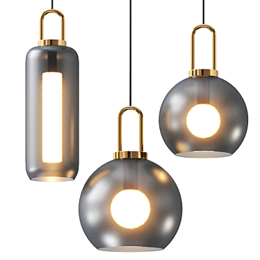 Mintbliss Iona Pendant: Elegant Lighting Solution 3D model image 1 