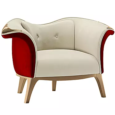 Harlequin Elegance Armchair 3D model image 1 