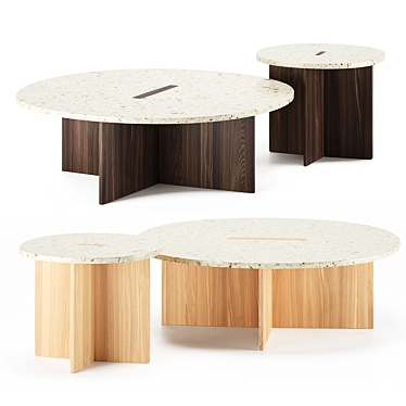 Modern Kinuta Table by Karimoku 3D model image 1 
