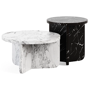 Minimalist Coffee Tables - Leme 3D model image 1 