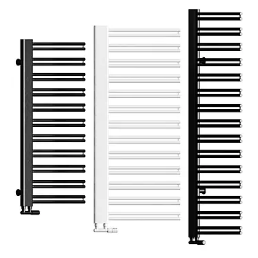 Cordivari YARA Towel Radiator: Minimalist Design & Maximum Efficiency 3D model image 1 