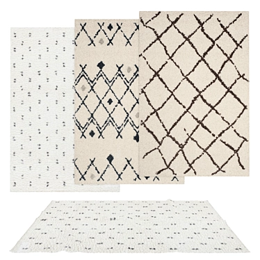 Versatile Rug Set 3D model image 1 