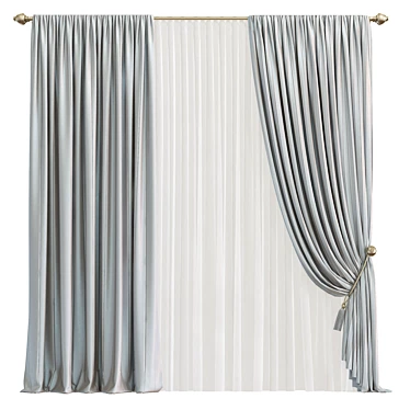 Renovated Curtain 915 3D model image 1 